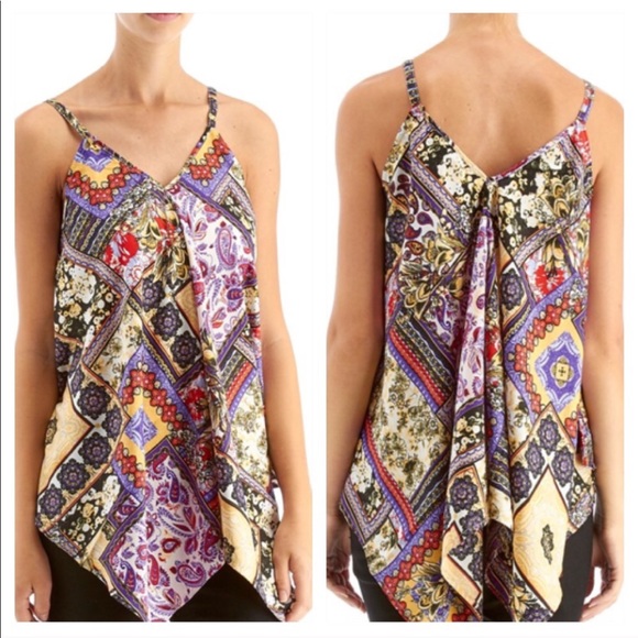 Unique Spectrum Tops - Unique Spectrum Handkerchief Top